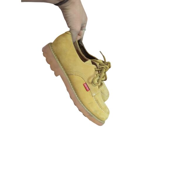 Vintage 90s Esprit Tan Leather Shoes Size 7.5 - Picture 9 of 9